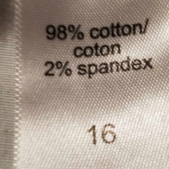 Maurices Tan Cotton Shorts size 16 - Picture 9 of 9